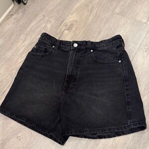 Zara Black Jean Shorts for Women